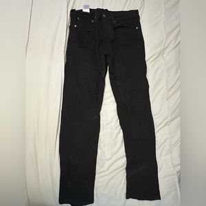 Men’s Levi’s 502 black jeans, W34 L32